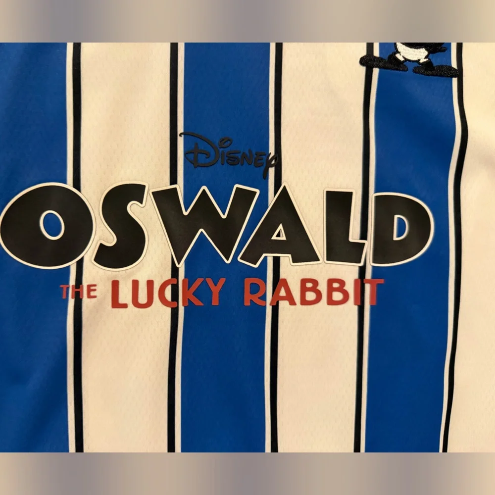 Disney Blue and White Striped Polo Shirt - Picture 3 of 6